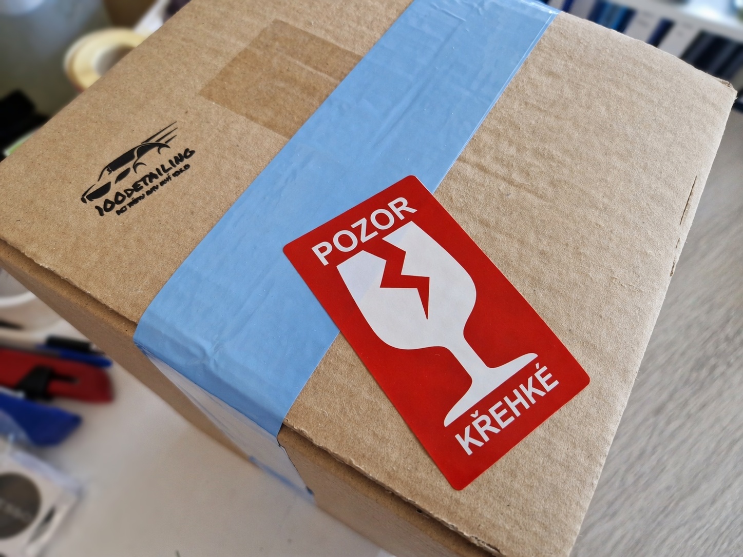 baleni a oznaceni baliku 100detailing